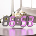 3d Led Digital Wall Alarm Clock - Image 2